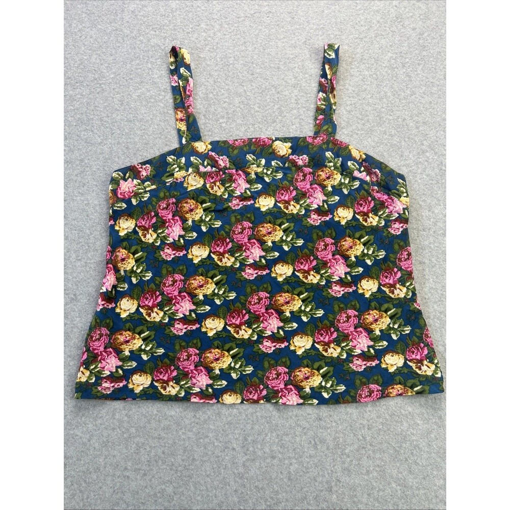 Vintage Victoria's Secret Silk Camisole Medium Floral Tank Top Y2K 90s Glam